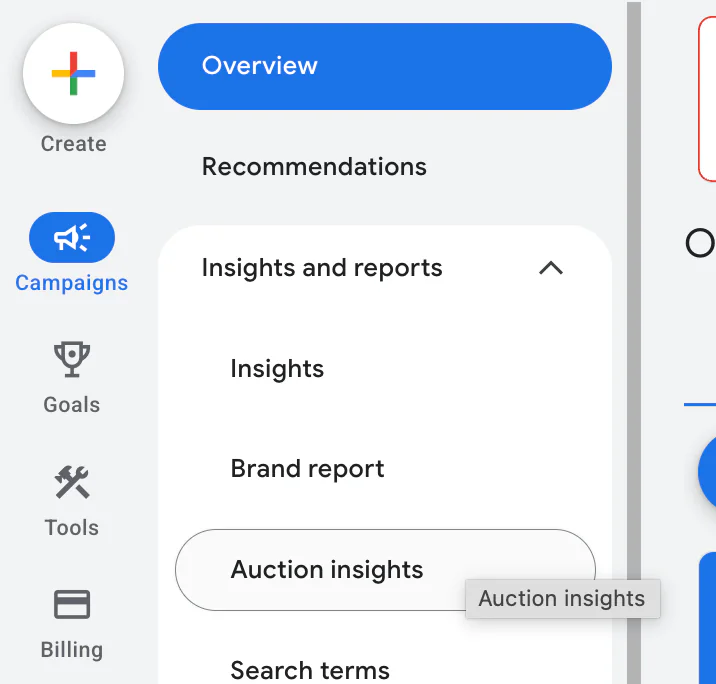 How to Find Auction Insights in Google Ads illustration