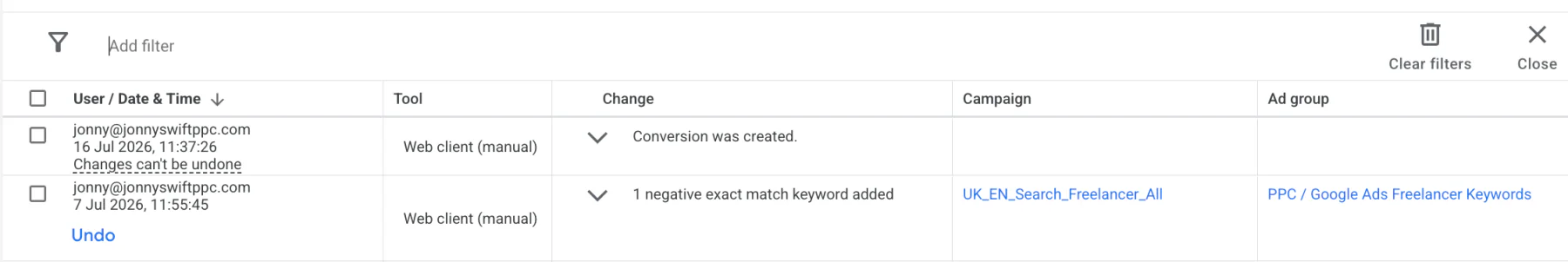 How to Find Change History in Google Ads illustration