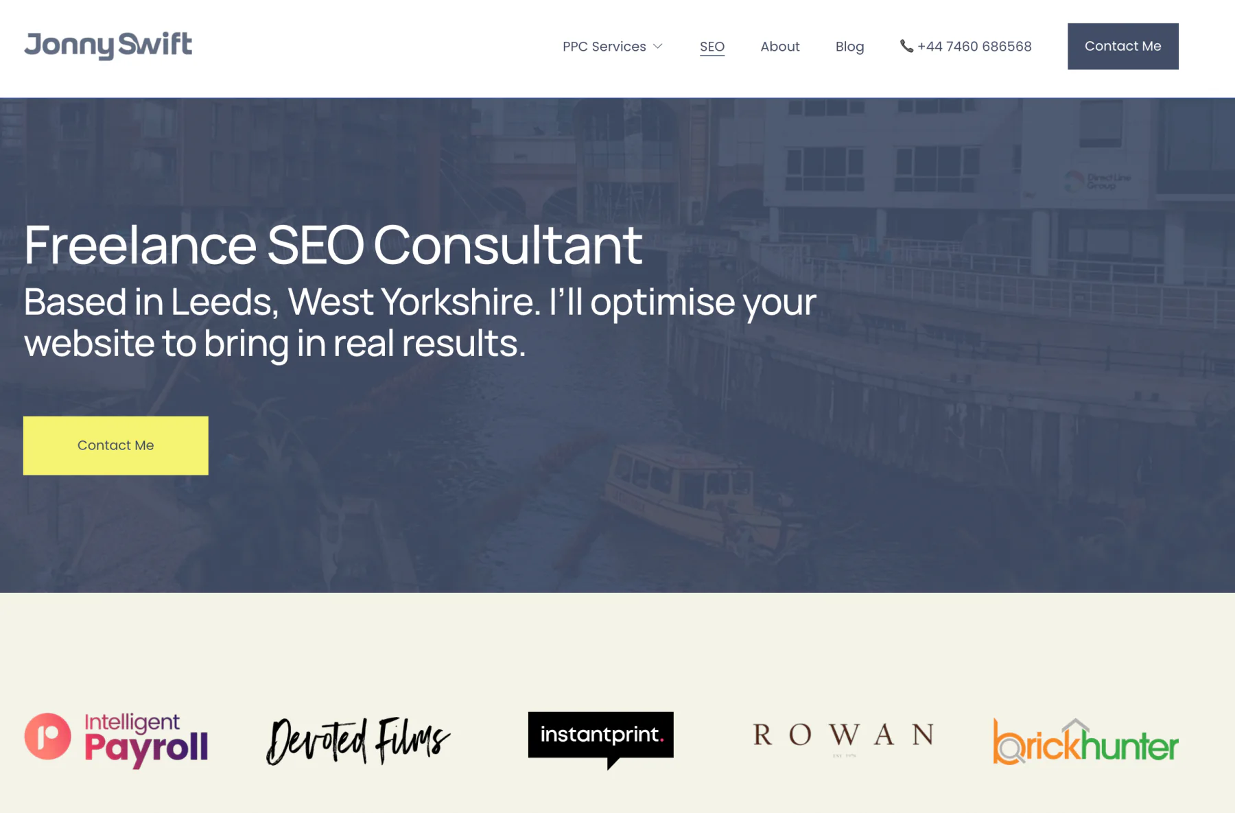 Jonny swift freelance SEO consultant